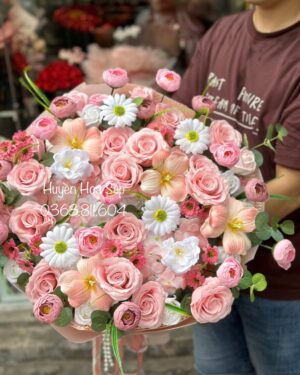 Deluxe Round Soap Flower Bouquet