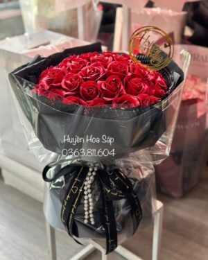 Red Diva Round Soap Bouquet