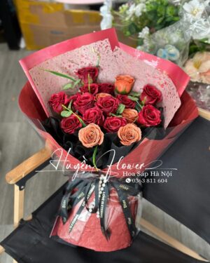Red Ecuador Soap Rose Bouquet
