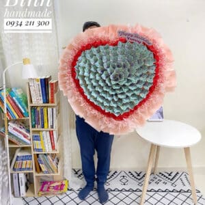 500K Heart-Shaped Money Bouquet