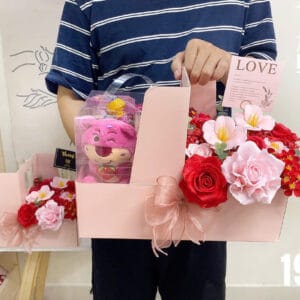 Two-Layer Soap Flower Box