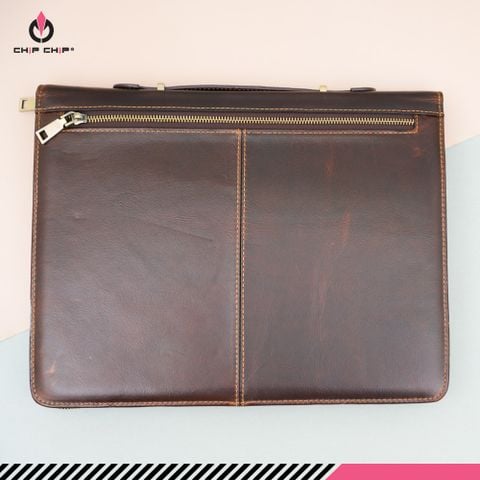 Brown Leather Multi-Purpose Bag