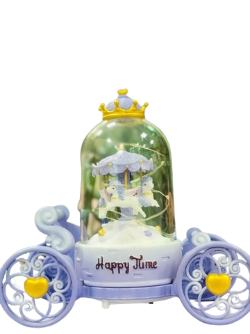 Purple Horse Carriage Toy