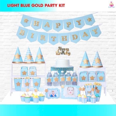 Pink Gold Birthday Decor Set