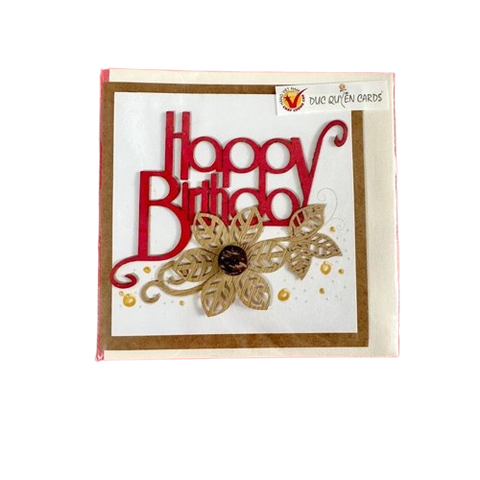 Handmade Daisy Birthday Card
